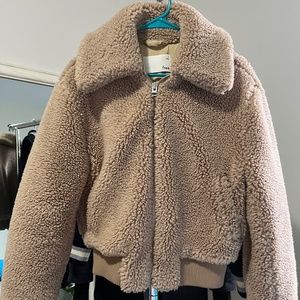 Aritzia Wilfred Free Teddy Jacket